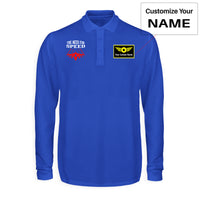 Thumbnail for The Need For Speed Designed Long Sleeve Polo T-Shirts