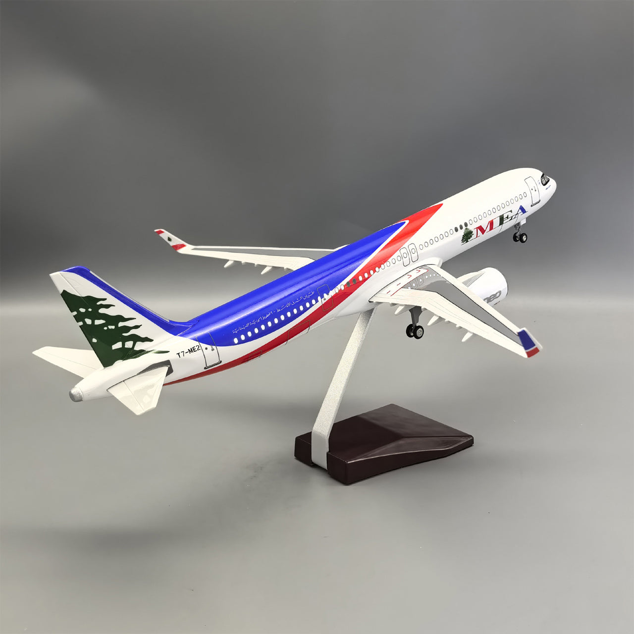 Middle East Airlines (MEA) Aircrafts Airbus A321neo Airplane Model (Special 45CM)