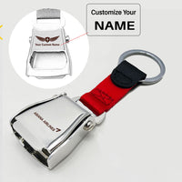 Thumbnail for Asiana Airlines Designed Airplane Seat Belt Key Chains