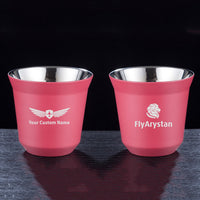 Thumbnail for FlyArystan Airlines Double Wall Stainless Steel Coffee Mugs