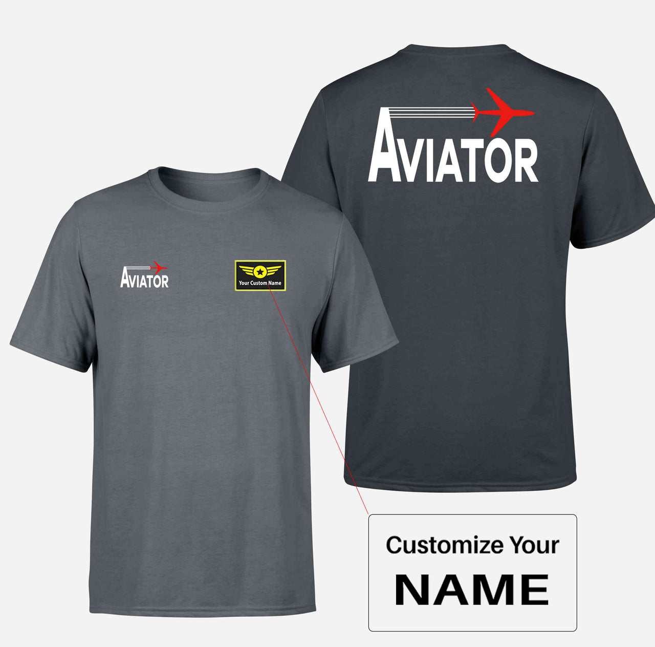 Aviator Double-Side T-Shirts