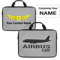 Thumbnail for Airbus A320 Printed Designed Laptop & Tablet Bags