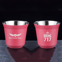 Thumbnail for Boeing 717 & Plane Designed Double Wall Stainless Steel Coffee Mugs