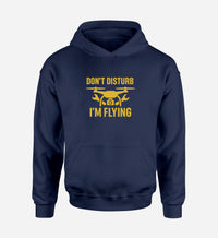 Thumbnail for Don't Disturb I'm Flying Designed Hoodies