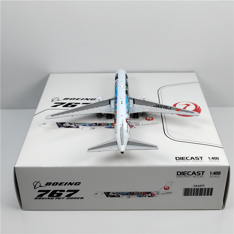 Japan Airlines Boeing B767-300ER JA615J Airplane Model (1:400 Scale)