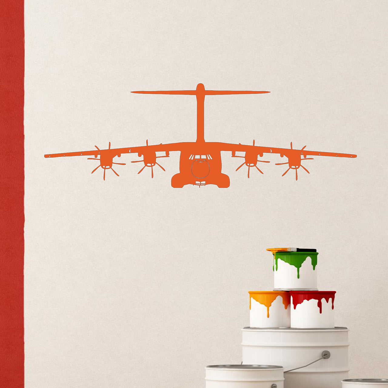 Airbus A400M Designed Wall Sticker