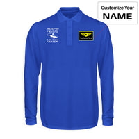 Thumbnail for Helicopter Pilots Get It Up Faster Designed Long Sleeve Polo T-Shirts