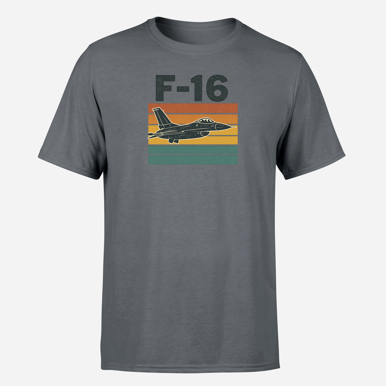 Retro Fighter Jet F16 Design Super Quality T-Shirts