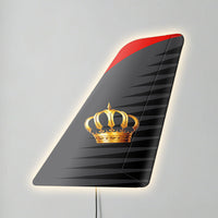 Thumbnail for Royal Jordanian Designed Metal Wall LED Aircraft Tail