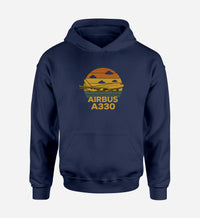 Thumbnail for Retro Airbus A330 Designed Hoodies