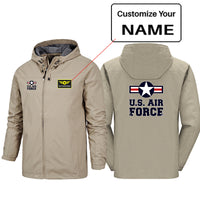Thumbnail for US Air Force Designed Rain Jackets & Windbreakers