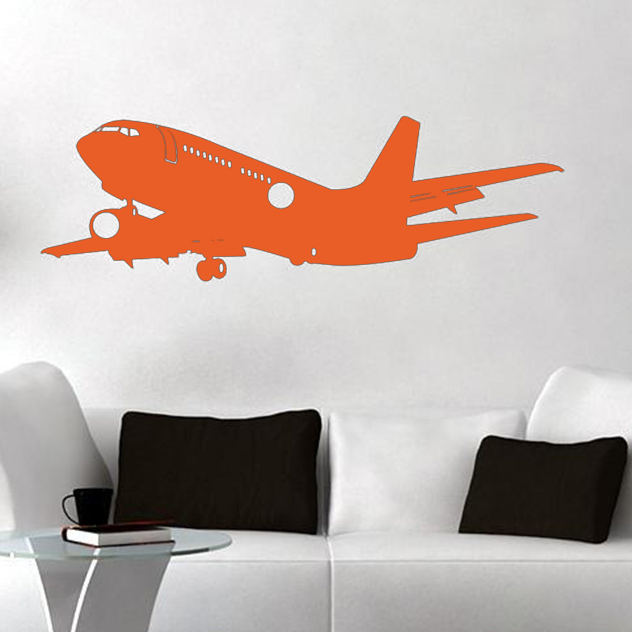 Landing Boeing 737 Designed Wall Sticker