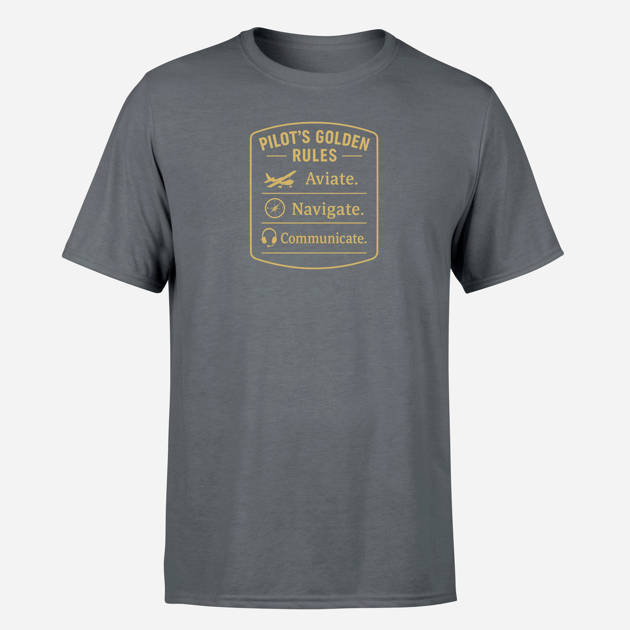 Pilot's Golden Rules Design Super Quality T-Shirts