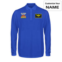 Thumbnail for Retro Glider Designed Long Sleeve Polo T-Shirts