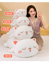 Thumbnail for 40-70cm Kawaii Climbing Peach Cat Plush Doll