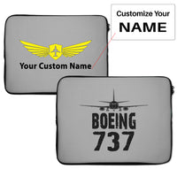 Thumbnail for Boeing 737 & Plane Designed Laptop & Tablet Cases