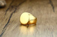 Thumbnail for Your Custom Design & Image & Logo & Text Design  20MM Stainless Steel (2) Circular Ring