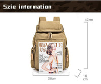 Thumbnail for Vintage Canvas Backpack