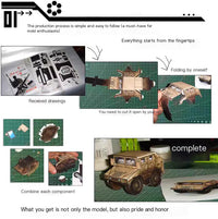 Thumbnail for Piaggio Afandi P180 Private Aircraft Papercraft 3D Paper Model Stereo Handmade Drawings