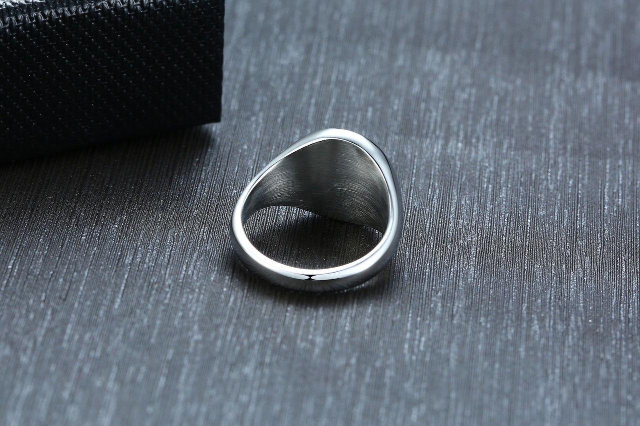 Your Custom Design & Image & Logo & Text Design  14MM Stainless Steel Smooth Ring (2)