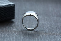 Thumbnail for Your Custom Design & Image & Logo & Text Design  14MM Stainless Steel Smooth Ring (2)