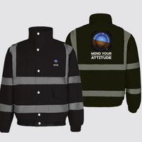 Thumbnail for Mind Your Attitude Designed Reflective Winter Jackets