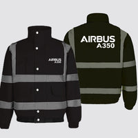 Thumbnail for Airbus A350 & Text Designed Reflective Winter Jackets