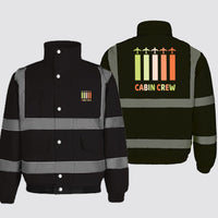 Thumbnail for Colourful Cabin Crew Designed Reflective Winter Jackets
