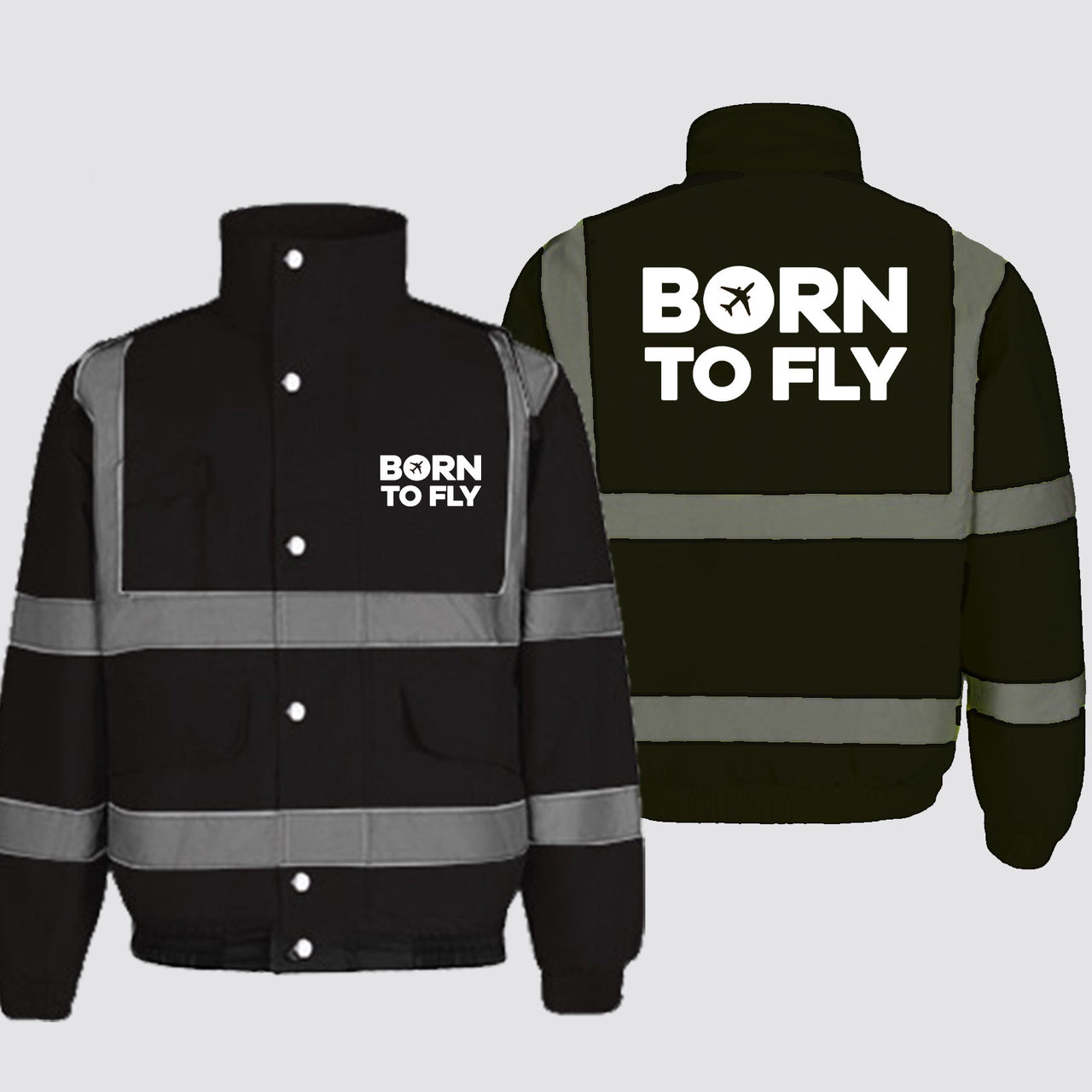 Born To Fly Special Designed Reflective Winter Jackets