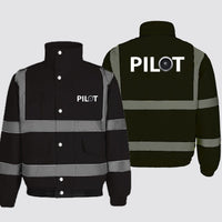 Thumbnail for Pilot & Jet Engine Designed Reflective Winter Jackets