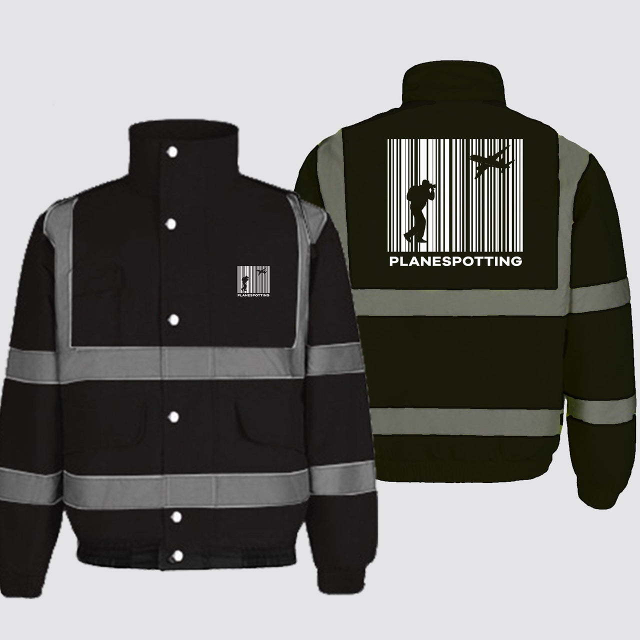 Planespotting Designed Reflective Winter Jackets