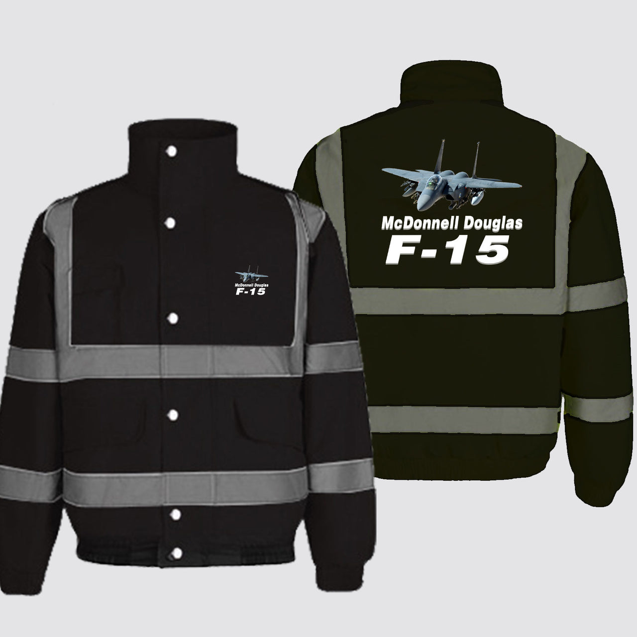 The McDonnell Douglas F15 Designed Reflective Winter Jackets