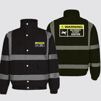 Thumbnail for Warning May Constantly Talk About Aviation Designed Reflective Winter Jackets