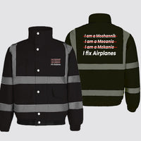 Thumbnail for I Fix Airplanes Designed Reflective Winter Jackets