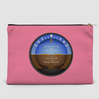 Thumbnail for Airplane Instruments (Gyro Horizon 2) Designed Zipper Pouch