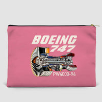 Thumbnail for Boeing 747 & PW4000-94 Engine Designed Zipper Pouch