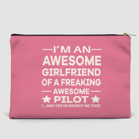 Thumbnail for I am an Awesome Girlfriend Designed Zipper Pouch