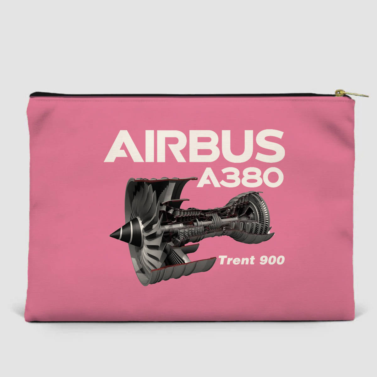 Airbus A380 & Trent 900 Engine Designed Zipper Pouch