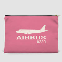 Thumbnail for Airbus A320 Printed Designed Zipper Pouch