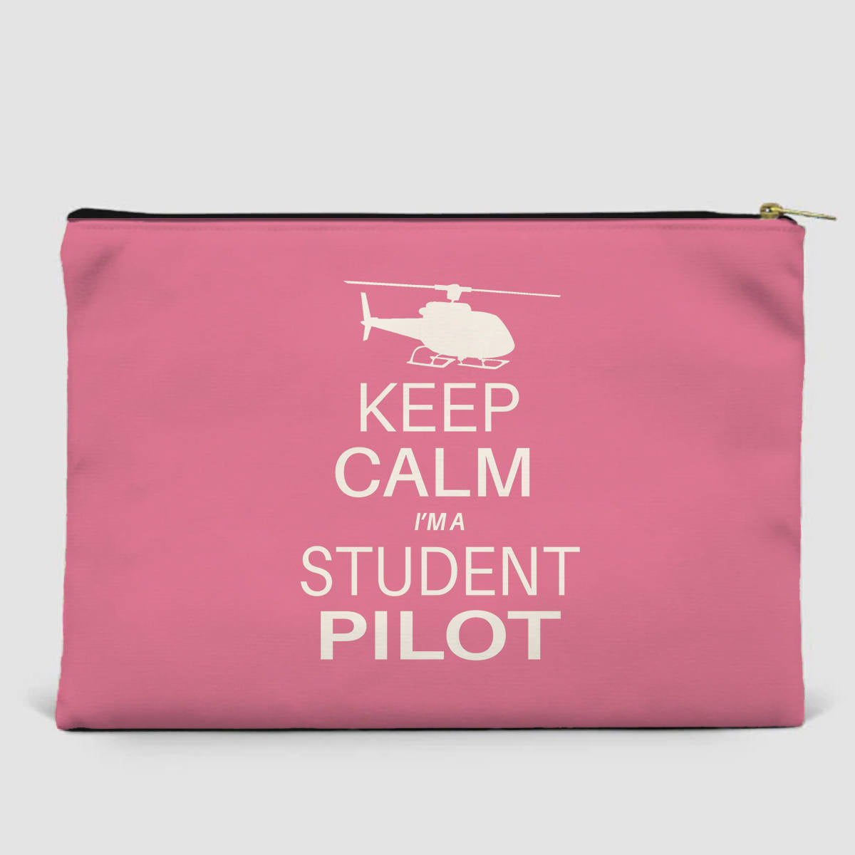 Student Pilot (Helicopter) Designed Zipper Pouch