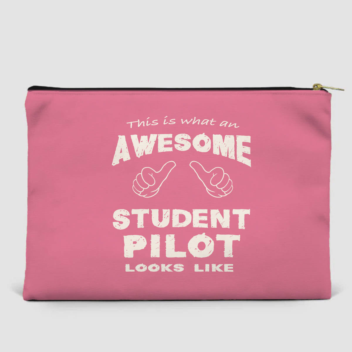 Student Pilot Designed Zipper Pouch