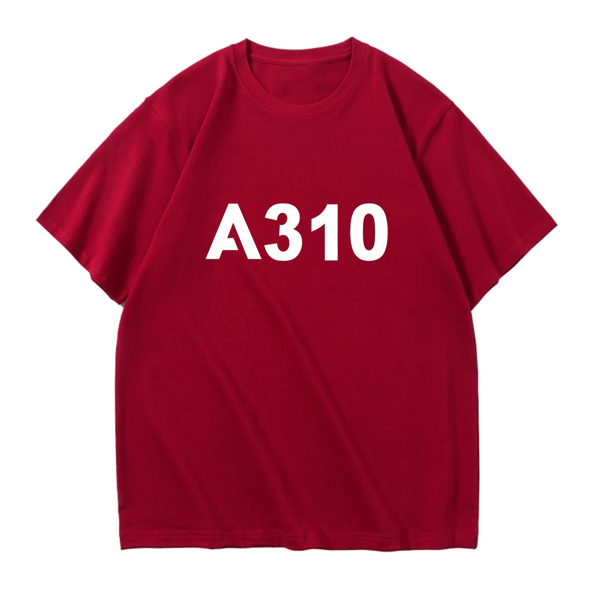A310 Flat Text Designed Relax Fit T-Shirts