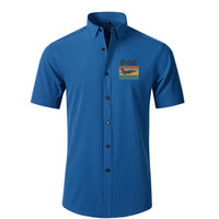 Thumbnail for Retro Fighter Jet F16 Designed Short Sleeve Shirts