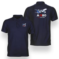 Thumbnail for Airbus A380 Love at first flight Designed Double Side Polo T-Shirts
