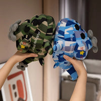 Thumbnail for 30-70cm Funny Cartoon Warplane Helicopter Plush Toys