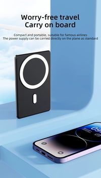 Thumbnail for 5000mAh 15W Magnetic Wireless Power Bank for Magsafe