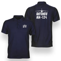 Thumbnail for Antonov AN-124 & Plane Designed Double Side Polo T-Shirts