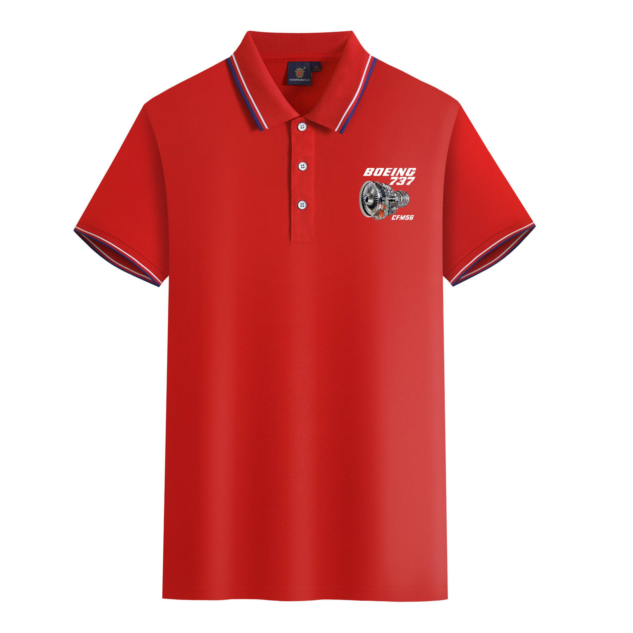 Boeing 737 Engine & CFM56 Designed Stylish Polo T-Shirts