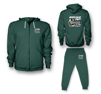 Thumbnail for Boeing 767 Engine (PW4000-94) Designed Zipped Hoodies & Sweatpants Set