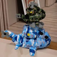 Thumbnail for 30-70cm Funny Cartoon Warplane Helicopter Plush Toys